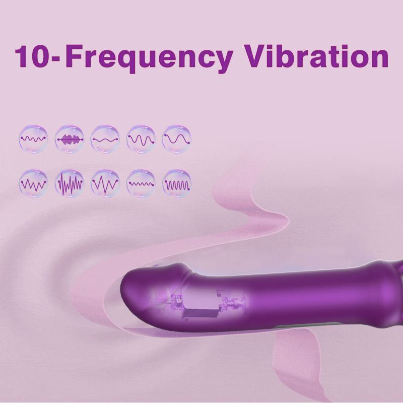 Мини-вибратор Every Night Toys Grace фиолетовый, 10 режимов вибрации вид 8