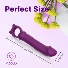 Мини-вибратор Every Night Toys Grace фиолетовый, 10 режимов вибрации вид 9