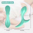 Анальный вибратор Every Night Toys Sally с дистанционным управлением, бирюзовый, 10 режимов вибрации вид 8