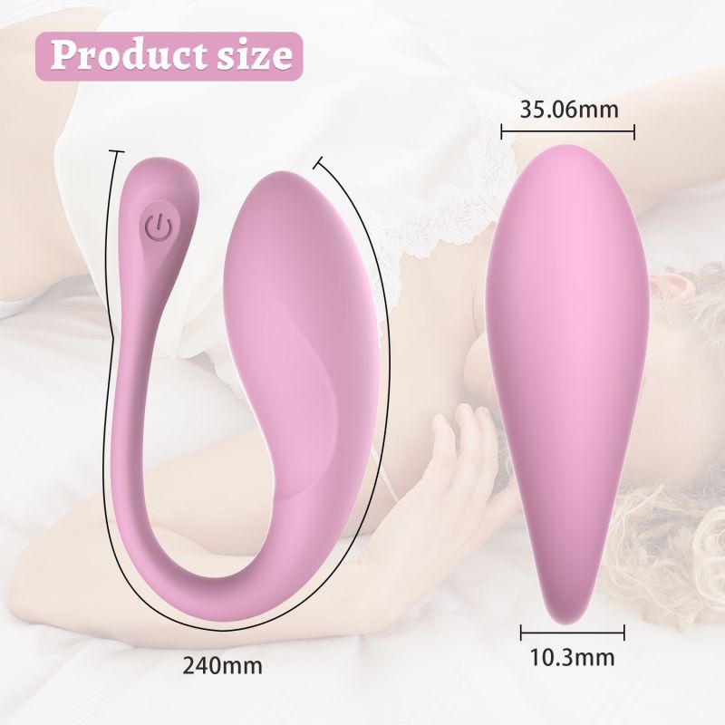 Віброяйце Every Night Toys Isadora з дистанційним керуванням, лавандовий, 10 режимів вібрації вид 4