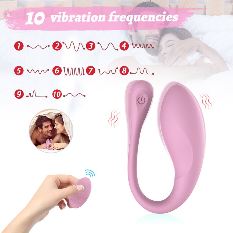 Віброяйце Every Night Toys Isadora з дистанційним керуванням, лавандовий, 10 режимів вібрації вид 6