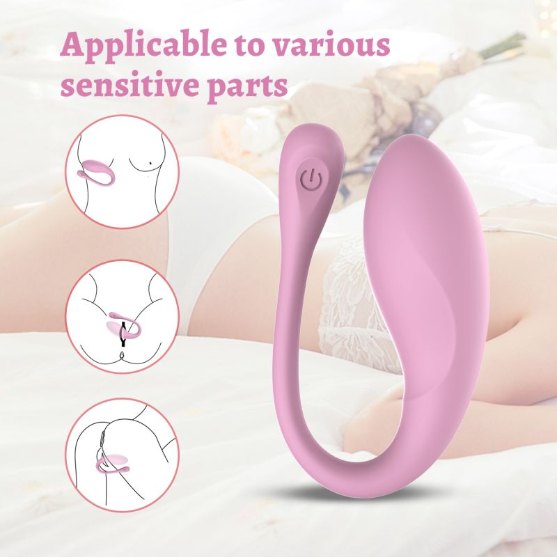 Віброяйце Every Night Toys Isadora з дистанційним керуванням, лавандовий, 10 режимів вібрації вид 7