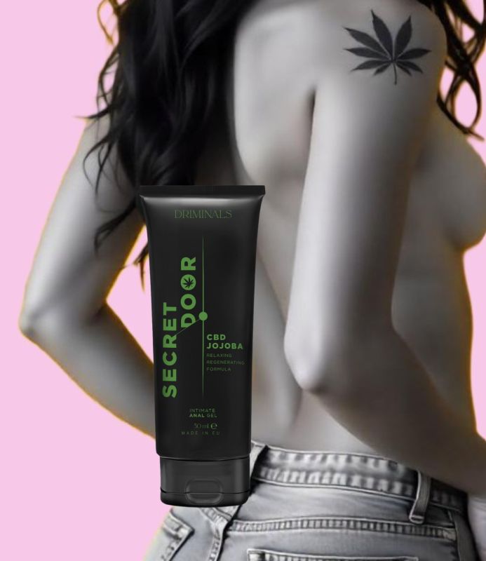 Анальний лубрикант Driminals Secret Door CBD & JOJOBA на водній основі, 50 мл вид 3
