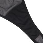 Боди полупрозрачное Star Night с бриллиантовым поясом, черное, XL-XXL вид 6