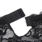 Комплект кружевной пояс для чулок с трусиками Star Night, чёрный, L вид 7