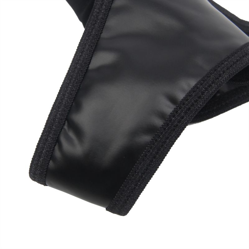 Комплект пояс для чулок с трусиками Star Night, чёрный, S вид 7