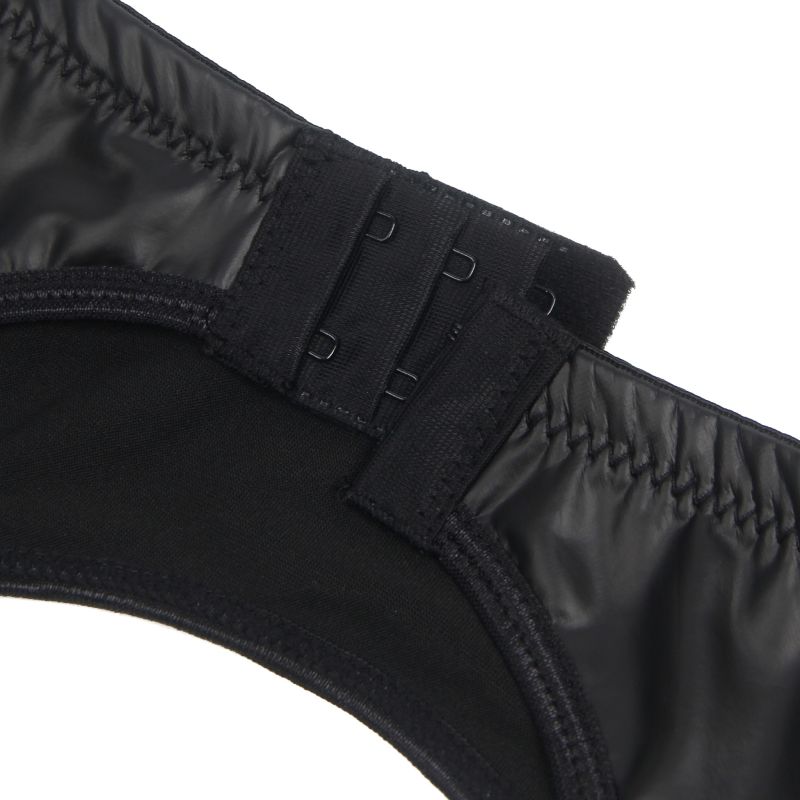 Комплект пояс для чулок с трусиками Star Night, чёрный, S вид 9