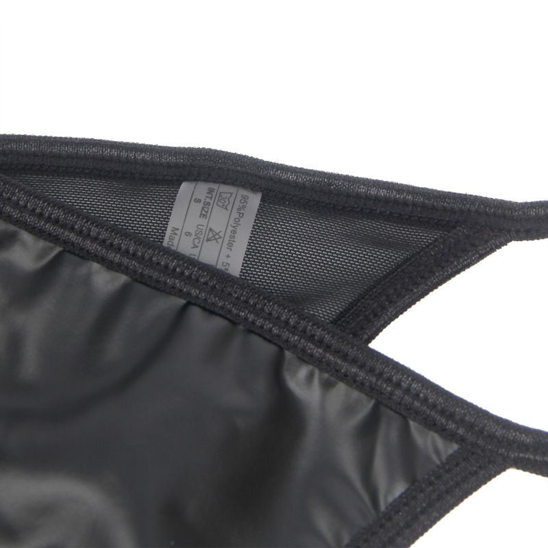 Комплект пояс для чулок с трусиками Star Night, чёрный, S вид 11