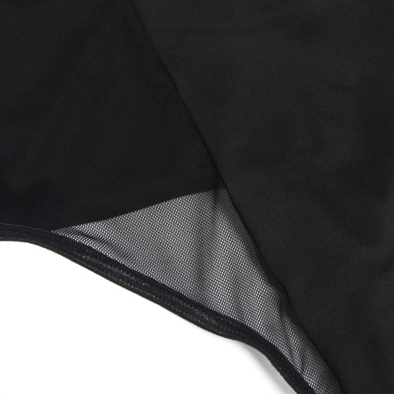 Боди с доступом Star Night с подтяжками, черное, XS-S вид 7