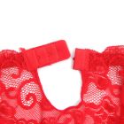 Кружевной пояс для чулок StarNight красный, XS-S вид 6