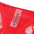 Кружевные стринги Star Night с украшением стразами, красные, S вид 12