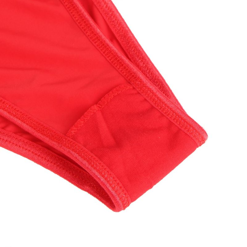 Трусики с украшением серебряными буквами Star Night MISS, красные, S вид 6