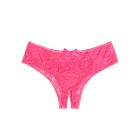 Кружевные трусы с доступом Star Night, розовые, M вид 5