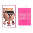 Кружевные трусы с доступом Star Night, розовые, M вид 10