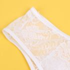 Кружевные трусы с доступом Star Night, белые, M вид 7