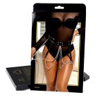 Портупея-пояс Star Night зі штучної шкіри з ланцюжками, чорна, One Size вид 8