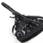 Комплект белья Star Night лиф, пояс и трусики, чёрный, XS-S вид 7