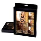 Комплект белья Star Night лиф, пояс и трусики, чёрный, XS-S вид 9