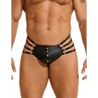 Труси чоловічі Star Night, з чотирма рядами лямок, чорні, XL вид 4
