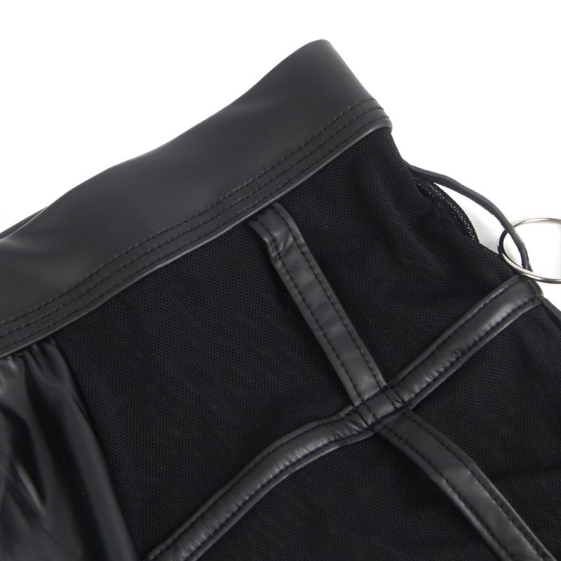 Мужские трусы полупрозрачные Star Night с ограничителями для рук, черные, S вид 8