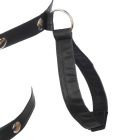 Боді-портупея чоловіча Star Night з обмежувачами та блискавкою, чорна, L вид 9