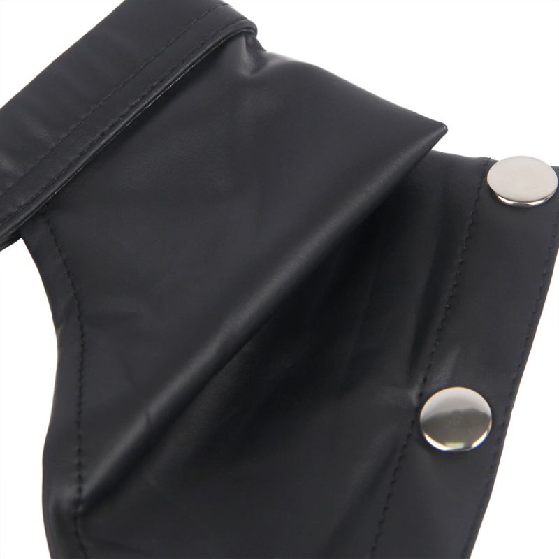 Боді-портупея чоловіча Star Night з обмежувачами та блискавкою, чорна, M вид 7