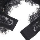 Мереживний комплект, ліф та трусики з поясом Star Night, чорний, XS-S вид 8