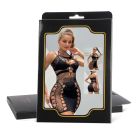 Кружевное платье Star Night с вырезами, чёрное, XS-M вид 8