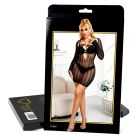 Сукня Star Night у сіточку з візерунками, чорна, L-2XL вид 7