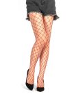 Колготки в крупную сетку Star Night, красные, XS-M вид 3