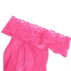 Комбинезон кружевной Star Night в сеточку, розовый, XS-M вид 7