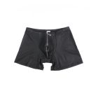 Труси на блискавці, чоловічі Star Night з імітацією шкіри, чорні, L вид 8