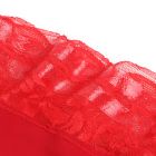 Чулки эластичные Star Night с кружевной коронкой, красные, XS-L вид 7