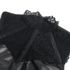 Платье с кружевом Star Night с имитацией винила, черное, S вид 6