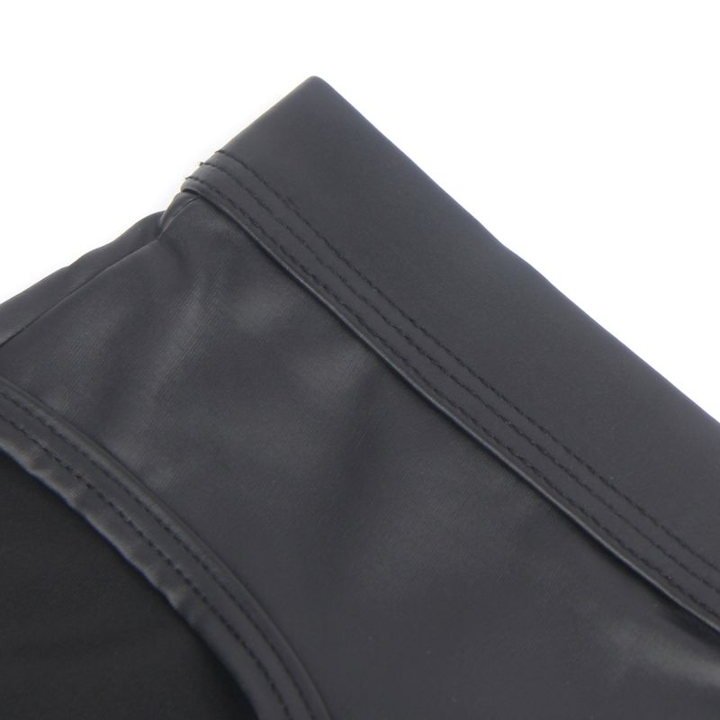 Чоловічі труси із заклепками Star Night з імітацією шкіри, чорні, XL вид 10