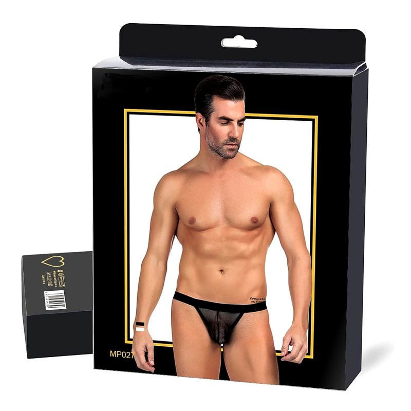 Стринги чоловічі Star Night у сіточку, білі, XS-M вид 8