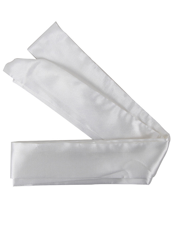 Кружевной халат Star Night с поясом и стрингами, белый, XS-S вид 6