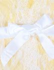 Кружевной халат Star Night с поясом и стрингами, белый, XS-S вид 7