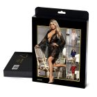 Кружевной халат Star Night с поясом и стрингами, белый, XS-S вид 8