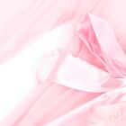 Халатик полупрозрачный Star Night с имитацией меха и поясом, розовый, XL-2XL вид 8