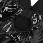 Платье с чокером, глянцевое Star Night Wet Look с имитацией винила, черное, L вид 7