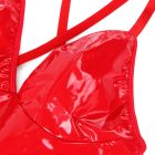 Платье с чокером, глянцевое Star Night Wet Look с имитацией винила, красное, S вид 5