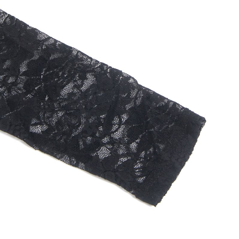 Платье с кружевом Star Night с имитацией кожи, черное, S вид 11