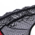 Платье с кружевом Star Night с ошейником и наручниками, бордово-черное, XS-S вид 8