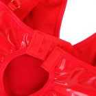 Платье с чокером, глянцевое Star Night Wet Look с имитацией винила, красное, M вид 7