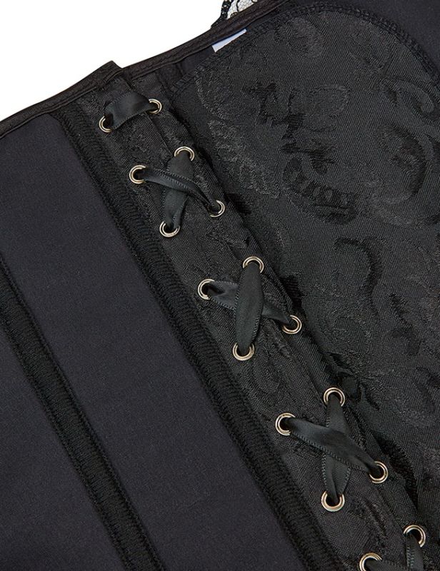 Корсет черный Star Night 12 Plastic Bones, XS вид 13