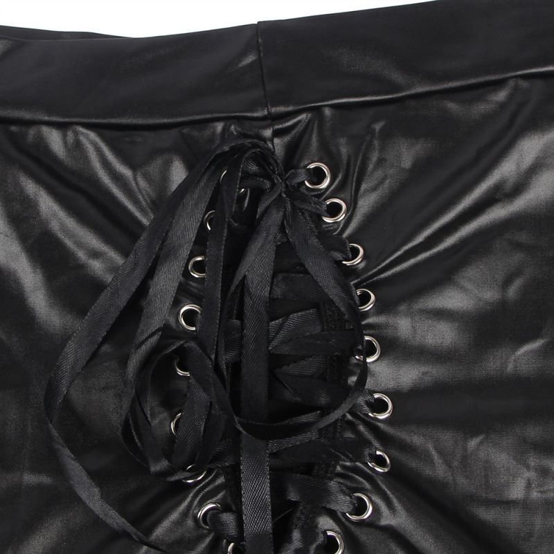 Костюм секретарки Star Night сорочка та спідниця, чорно-білий, XS-S вид 5