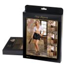 Костюм секретарки Star Night сорочка та спідниця, чорно-білий, XS-S вид 9