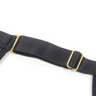 Корсет с гартерами и подвязками Star Night на молнии, чёрный, XS–S вид 11