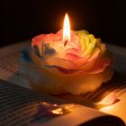 Свічка люмінесцентна півонія GlowKink низькотемпературна, різнокольорова, L вид 7